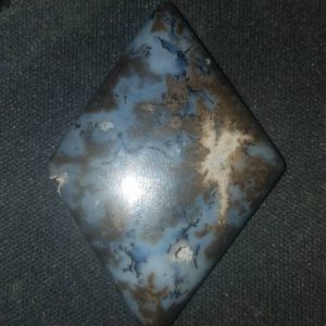Blue and Brown Agate Cab